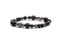 Bracelet Antracite Classic in Pierres semi-précieuses C15 COSTA RICA - C15 COSTA RICA